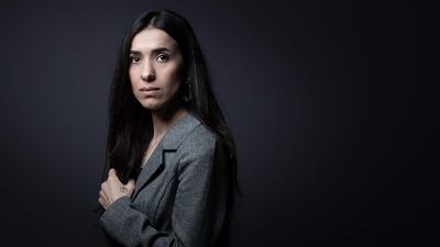 Iraqi Yazidi human rights activist and 2018 Nobel Peace Prize winner Nadia Murad. AFP