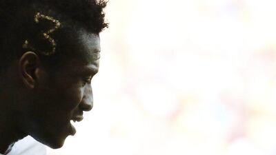 Asamoah Gyan shown during Ghana's final group match at the 2014 World Cup against Portugal on Thursday. Jorge Silva / Reuters / June 26, 2014