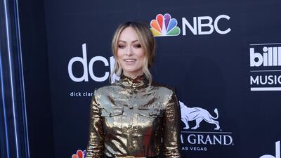 Olivia Wilde arrives at the 2019 Billboard Music Awards. AFP
