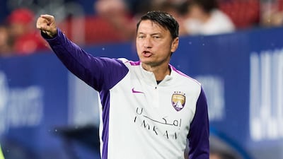 Al Ain manager Vladimir Ivic bemoaned his side's defending in defeat to Shabab Al Ahli. Getty Images
