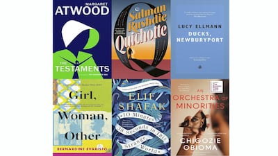 The six novels shortlisted for the Booker Prize