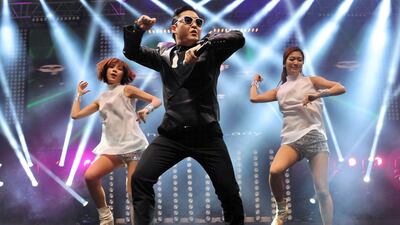 Psy’s hit single Gangnam Style video has racked up 2 billion views on YouTube, but how does that compare with a TV show? Ozan Kose / AP Photo