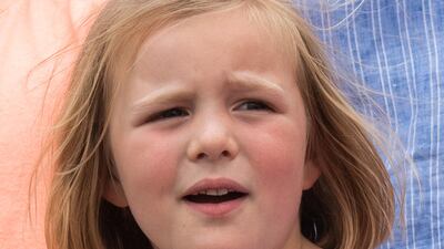 Mia Grace Tindall, born January 17, 2014. Daughter of Zara and Mike Tindall. PA