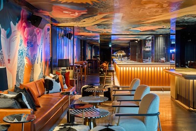 Inside 7 Tales, a Japanese-inspired bar at Grosvenor House, Dubai Marina. Photo: 7 Tales