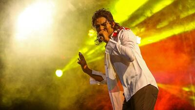 Mudassar Jackson, a Michael Jackson impersonator will be the star of the show at Rhythms on the River, a new annual music festival at Riverland, Dubai. Courtesy of Riverland