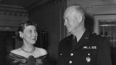 36. Mamie Geneva Doud Eisenhower was the wife of Dwight D Eisenhower. She was First Lady from 1953 to 1961. Getty Images
