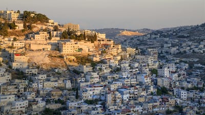 The terminus of Israel's proposed cable car in Jerusalem will be built in the Palestinian neighbourhood of Silwan. Getty Images