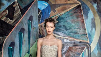 A look from Rami Al Ali's autumn/winter 2018-19 womenswear collection 