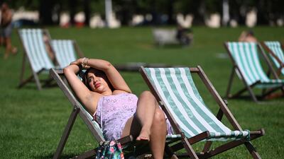 Sun seekers will be thrilled by the rising mercury in London and much of southern England, EPA