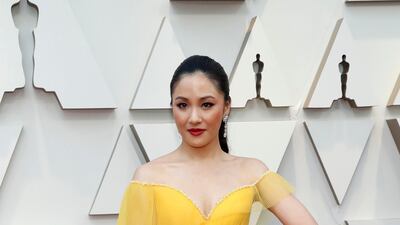 Constance Wu in Atelier Versace. Photo: Reuters