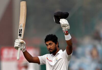 Dinesh Chandimal will lead the Team Sri Lanka side at the T10 League 2017 in the UAE. Altaf Qadri / AP Photo