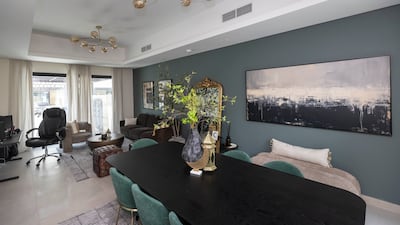 The dining area