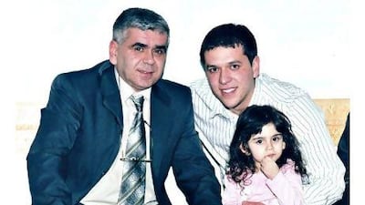 Capt Zlatko Glusica with his son Alexander and daughter Dunga.