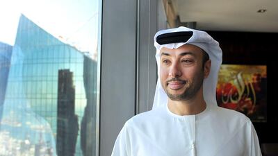Salem Rashid Al Noaimi, the chief executive and managing director of Waha Capital, says the company’s profits are now being generated from across its investment portfolio. Delores Johnson / The National
