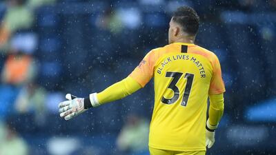 MANCHESTER CITY RATINGS: Ederson - 6: The Brazilian showed he is one of the best passers even in a City team boasting the likes of Kevin de Bruyne. Responsible for the injury that led to Eric Garcia receiving 11 minutes of treatment for a head injury. EPA