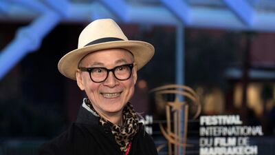 Chinese filmmaker Yonfan attends the screening of 'The Irishman' during the 18th annual Marrakech International Film Festival, in Marrakech, Morocco, on Monday, December 2, 2019. EPA