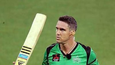 Kevin Pietersen of the Melbourne Stars comes from the field after getting out during the Big Bash League match between the Adelaide Strikers and Melbourne Stars at Adelaide Oval on December 18, 2014 in Adelaide, Australia. (Photo by Morne de Klerk/Getty Images)