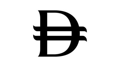 New Dirham symbol for national currency. Photo: The Central Bank of the UAE