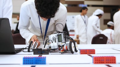Total patent applications in 2025 reached about 4,300, government figures show. Fatima AlMarzooqi / The National.