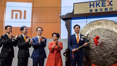 Chinese smartphone giant Xiaomi was valued at $26.5bn on its July 9 debut in Hong Kong. AFP