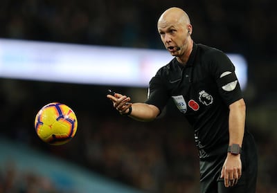 Referee Anthony Taylor has been drawn into controversy not of his own making. EPA