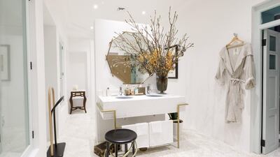 Even the bathrobes have been weaved by a local fashion designer. Courtesy Ammar Basheir