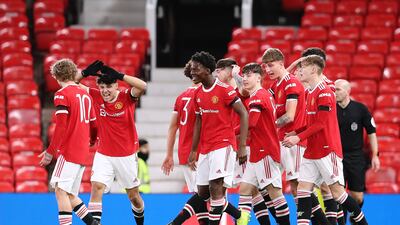 Manchester United will face Nottingham Forest in the FA Youth Cup final. Getty