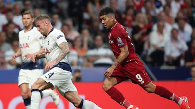 Roberto Firmino 5/10. Similar to Kane’s situation for Tottenham, Firmino looked off the pace and was clearly not fully fit having been rushed back into the side after an injury absence. AP Photo