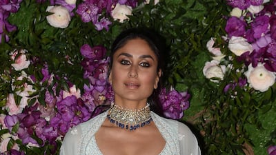 We love icy blue the colour of Bollywood actress Kareena Kapoor Khan's lehenga by Manish Malhotra, which she wore at this year's Ambani wedding. It was custom made for her, of course. AFP