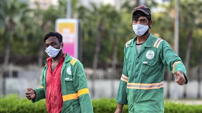 From June 15, staff will not be allowed to work outside between 12.30pm and 3pm. Victor Besa / The National