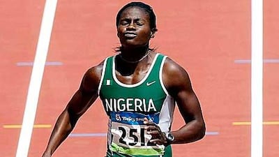 Oludamola Osayomi of Nigeria tested positive for the banned stimulant Methylexanemine.