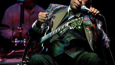 BB King kept a rigorous touring schedule until last year. Matthew S Gunby /T he Daily Times via AP