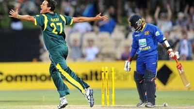 Clint McKay took five Sri Lanka wickets in Adelaide.