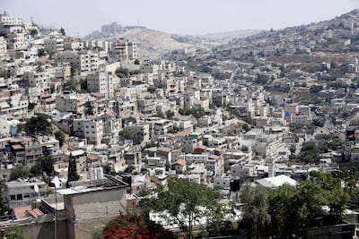 This Monday, Sept. 9, 2019 photo, shows a view of the occupied East Jerusalem neighbourhood of Silwan. AP