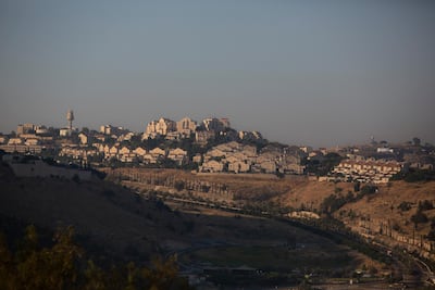 Area near Israeli settlement of Maale Adumim, in the West Bank AP