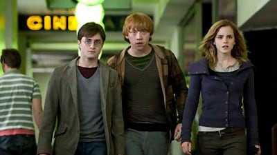 Now millionaires, Daniel Radcliffe, Rupert Grint and Emma Watson, look to a bright future.