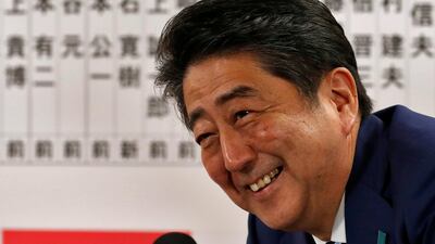 Japan's prime minister Shinzo Abe in Tokyo, Japan. Kim Kyung-Hoon/Reuters
