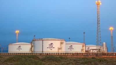 Above, Dragon Oil's storage facilities. Courtesy Dragon Oil