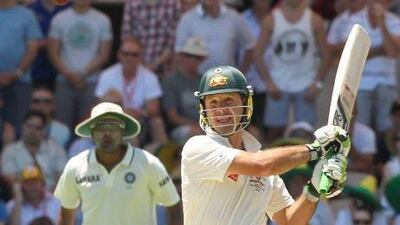 Ricky Ponting, right, hit 455 runs in four Tests, his best aggregate for a series since the 2006/07 Ashes.