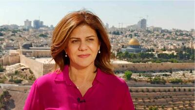 Al Jazeera journalist Shireen Abu Akleh, who has been killed while covering an Israeli raid in the West Bank town of Jenin. AP