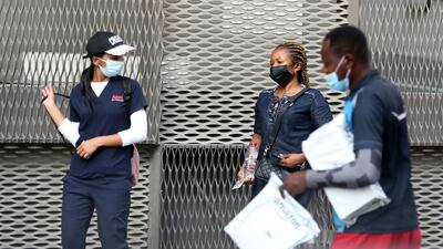 In Dubai, anyone with a positive PCR test for Covid-19 is a confirmed case. That means you have to isolate for 10 days, even if you do not have symptoms. Pawan Singh / The National