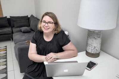 Dubai based US teacher Cary Smith said she is worried about the consequences of no winner emerging yet from the election. Antonie Robertsonc/cThe National