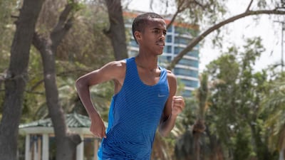 Abdulsalam Farah has trained with elite athletes in Kenya.