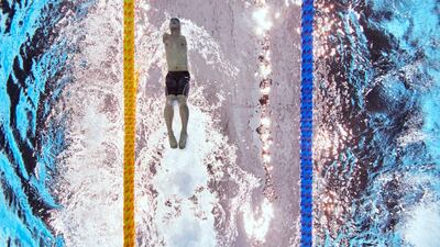 China's Yuan Weiyi during the mixed 4x50m freestyle relay 20 Points final at the Tokyo Aquatics Centre during the Paralympics on Thursday, August 26. Getty