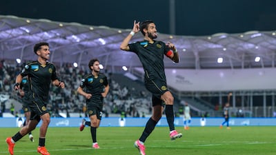 Al Shabab's Yannick Carrasco scored a hat-trick against Al Ahli Saudi in the Saudi Pro League at the SHG Arena in Riyadh. Getty Images