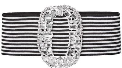 Embellished belt, by Alessandra Rich, Dh2,850. Courtesy Stylebop.com