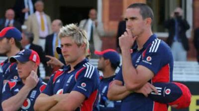 Kevin Pitersen (right) and his England colleagues will not be facing Zimbabwe in the Twenty20 World Cup next year.