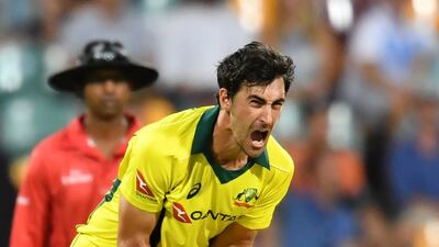 Mitchell Starc, Australia fast bowler, to Kolkata Knight Riders for $1.47m. Darren England / EPA