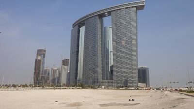 The Gate Towers project was designed by the US architect Arquitectonica, which includes the world’s highest penthouse bridge structure. Clint McLean for The National