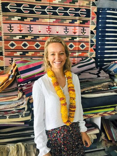 Kat Wightman is a fan of eclectic colours and patterns.